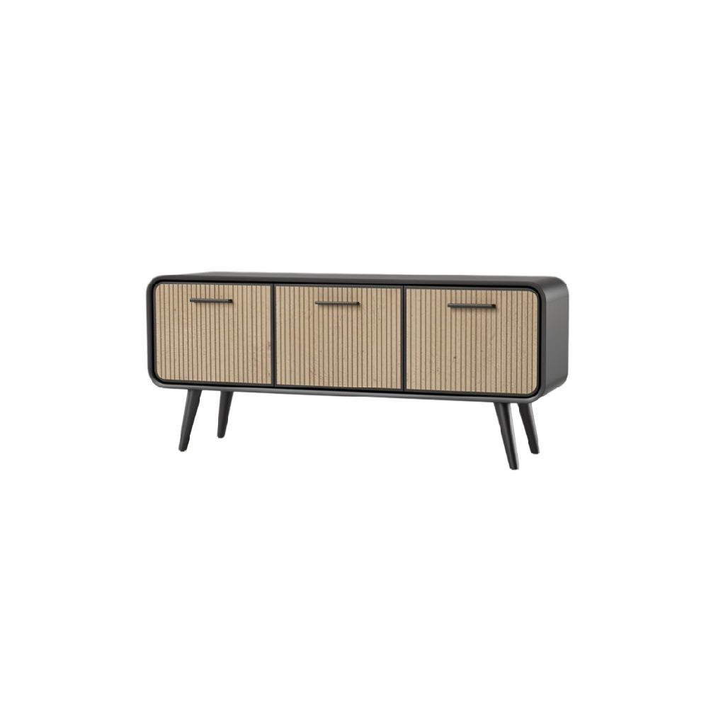 Mid-Century Modern Sideboard with Three Storage Compartments